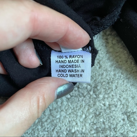 Skemo Open Back Beaded Fringe Long Sleeve Cover Up - Picture 7 of 8